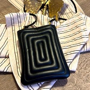 CLARE  V LEATHER CROSSBODY